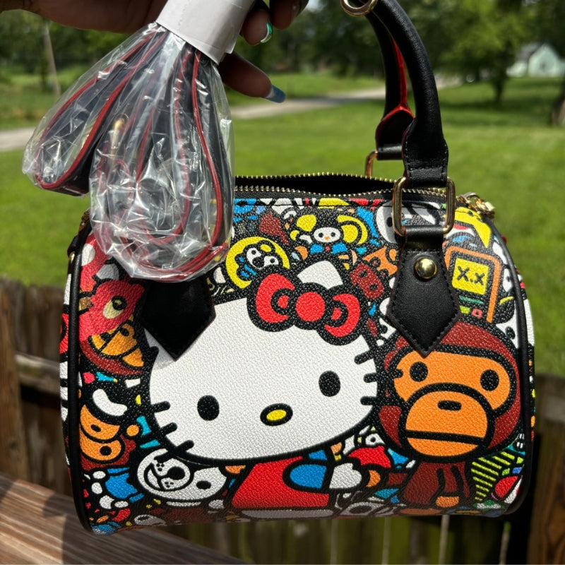 Tokyo Nights Mini Duffie Bag – Urban Chic Compact Travel