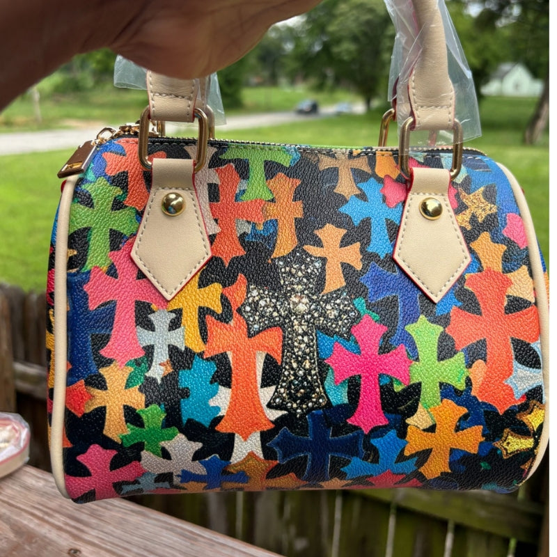 Kaleidoscope Mini Duffie Bag – Trendy Compact Everyday