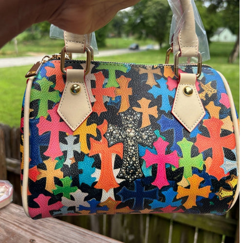 Kaleidoscope Mini Duffie Bag – Trendy Compact Everyday