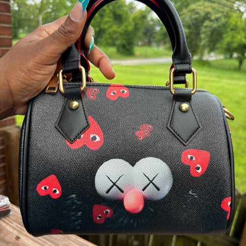 Cherry Pop Mini Duffie Bag – Playful Compact Everyday Handbag