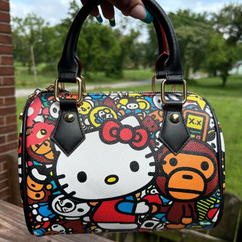 Tokyo Nights Mini Duffie Bag – Urban Chic Compact Travel