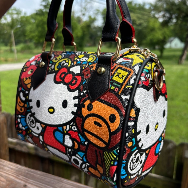 Tokyo Nights Mini Duffie Bag – Urban Chic Compact Travel