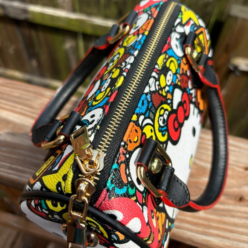 Tokyo Nights Mini Duffie Bag – Urban Chic Compact Travel